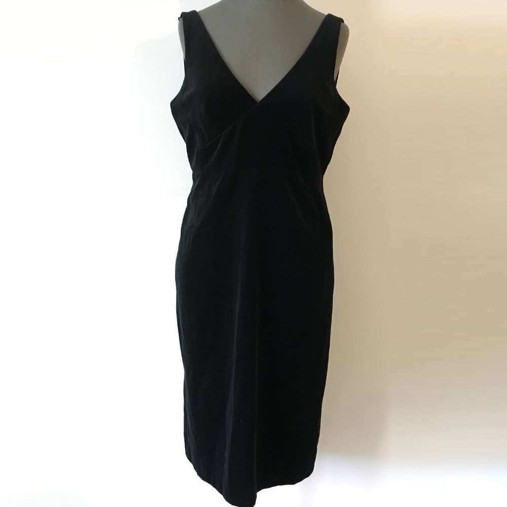 J. Crew Velvet Dress in Black, size 10
